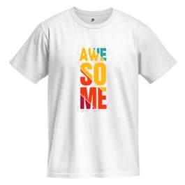 Awesome T-Shirt – Vibrant DTF Print Cotton Tee