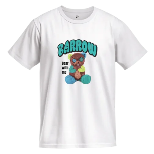 Barrow - Bear With Me T-Shirt White