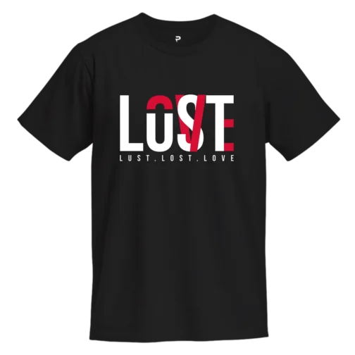 Lust Lost Love T-Shirt Black