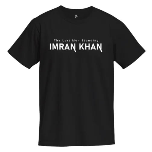 The Last Man Standing Imran Khan T-Shirt Black