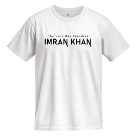 The Last Man Standing – Imran Khan T-Shirt – Printed Cotton T-Shirt
